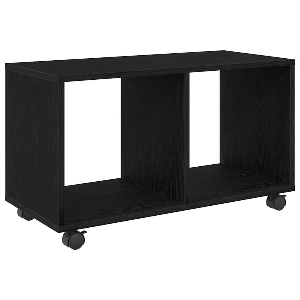 End Table Black Oak 72 x 33 x 42,5 cm Engineered wood 868061