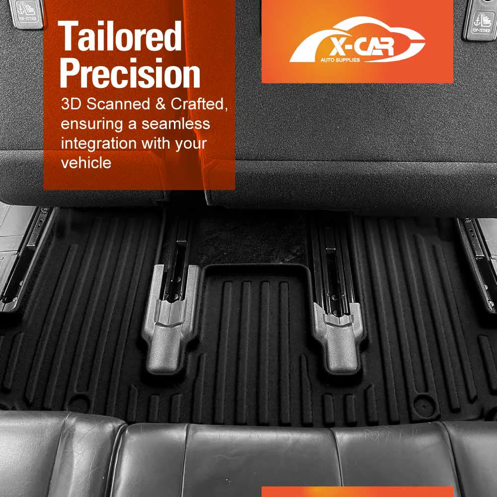 3D Floor Mats Boot Liner for Toyota Kluger 2021-Onwards All Weather Heavy Duty Cargo Car Trunk Luggage Tray