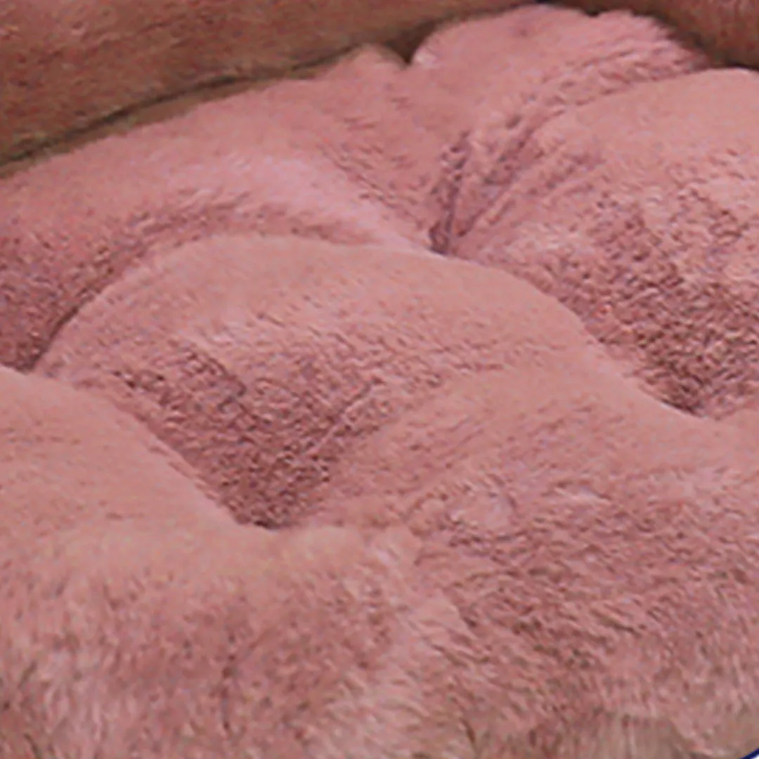 Soga Purple Crab Shape Cushion Soft Leaning Bedside Pad Sedentary Plushie Pillow Home Decor