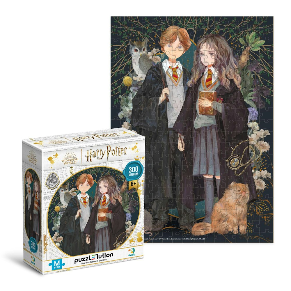 Dodo Dodo Puzzlution Harry Potter Ron & Hermione 300-piece Jigsaw Puzzle