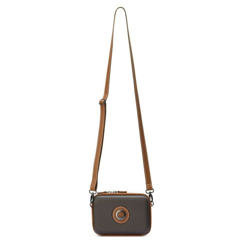 DELSEY Chatelet Air 2.0 Clutch Shoulder Bag Chocolate
