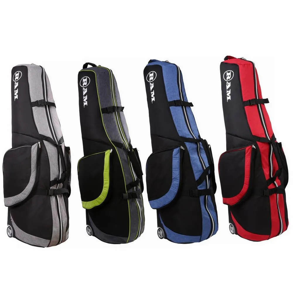 RAM FX Golf Travel Cover Deluxe Padded Wheeled Flight Bag