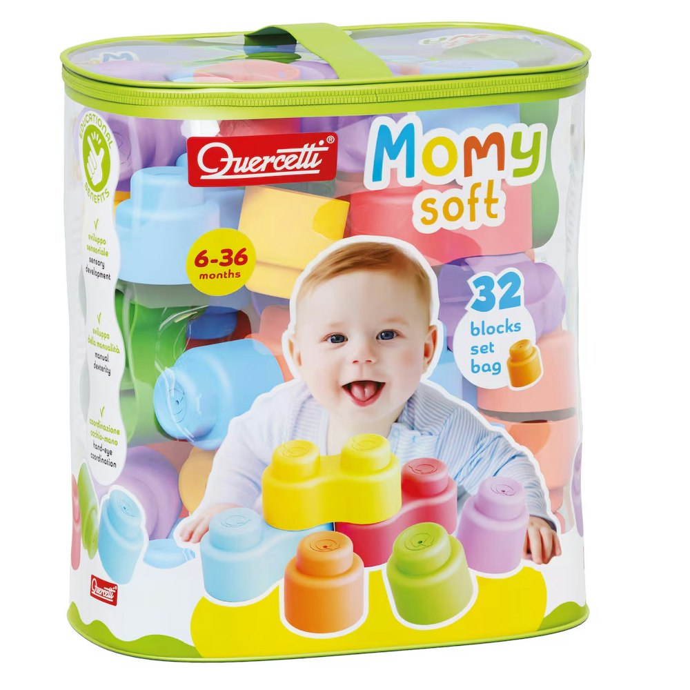 Quercetti Momy Soft Bag 32 Pcs