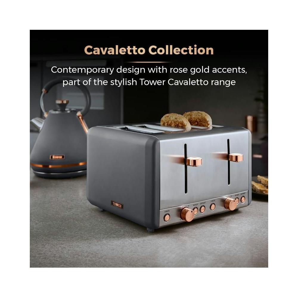 TOWER Cavaletto Slice Toaster S/sl Jarrolds, Norwich