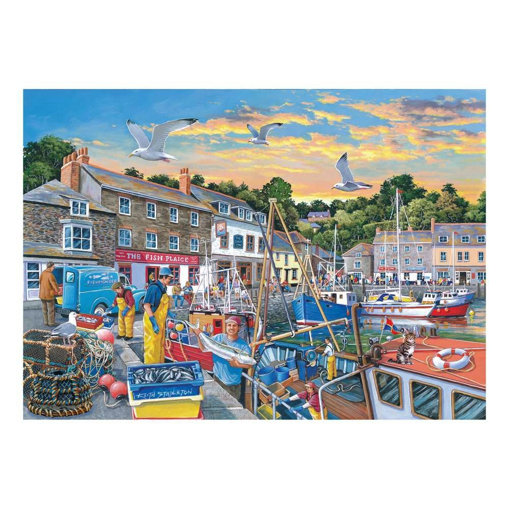 The House of Puzzles Catch Of The Day Big 500 Piece Jigsaw Puzzle