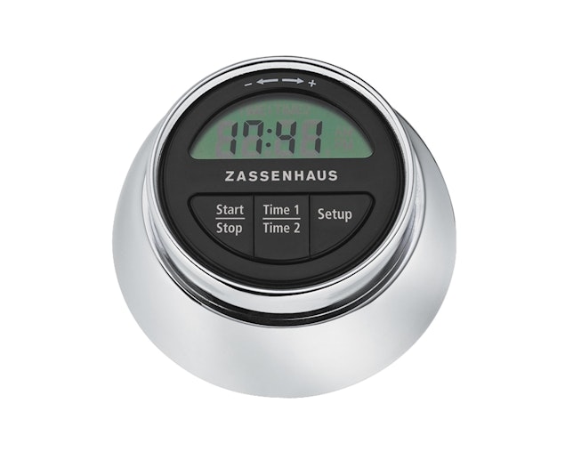 Zassenhaus SpeedDigital Kitchen Timer w/Magnet Chrome 3x Ø 7cm image number null