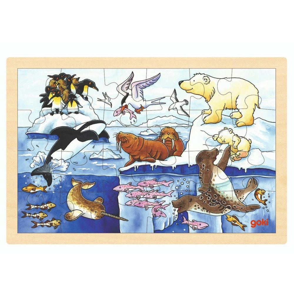 Goki Puzzle Arctic Animals