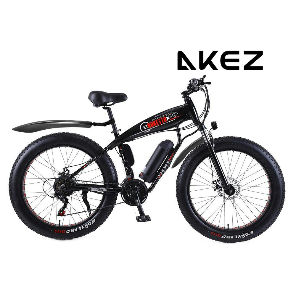ROKETTO 350W 36V SHARK Electric Bike Beach eBike Snow Motorized Bicycle