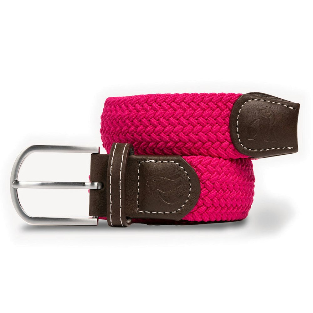 Swole Panda Woven Belt - Rich Pink