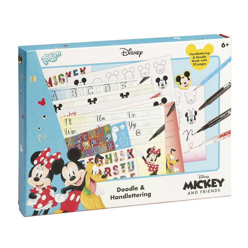 Totum Disney Mickey & Friends - Doodle & Hand Lettering Set
