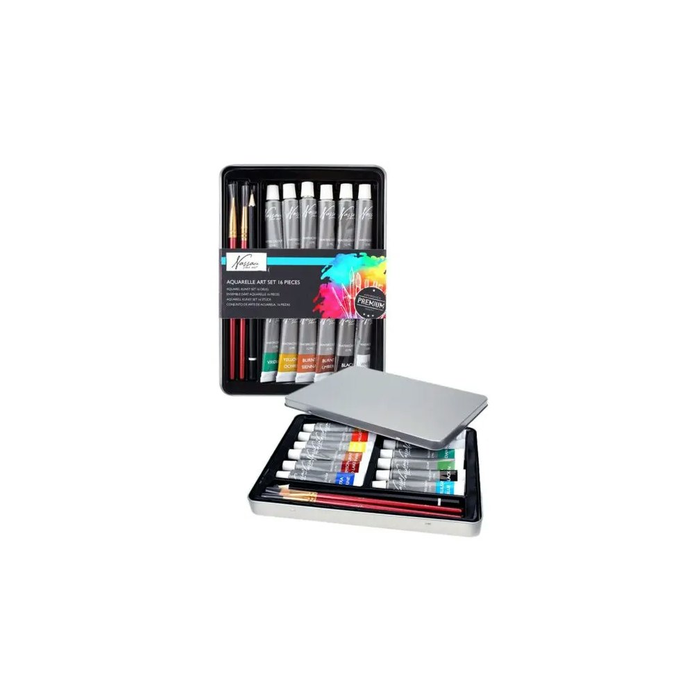 Totum Paint Set, Aquarel, 16 Pcs In Tin Box