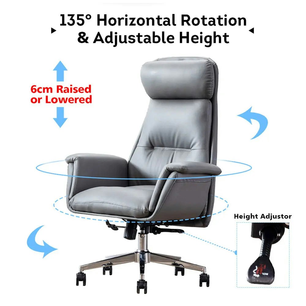 Mason Taylor 928 Exclusive Home Office Chair Adjustable Height Premium PU Leather