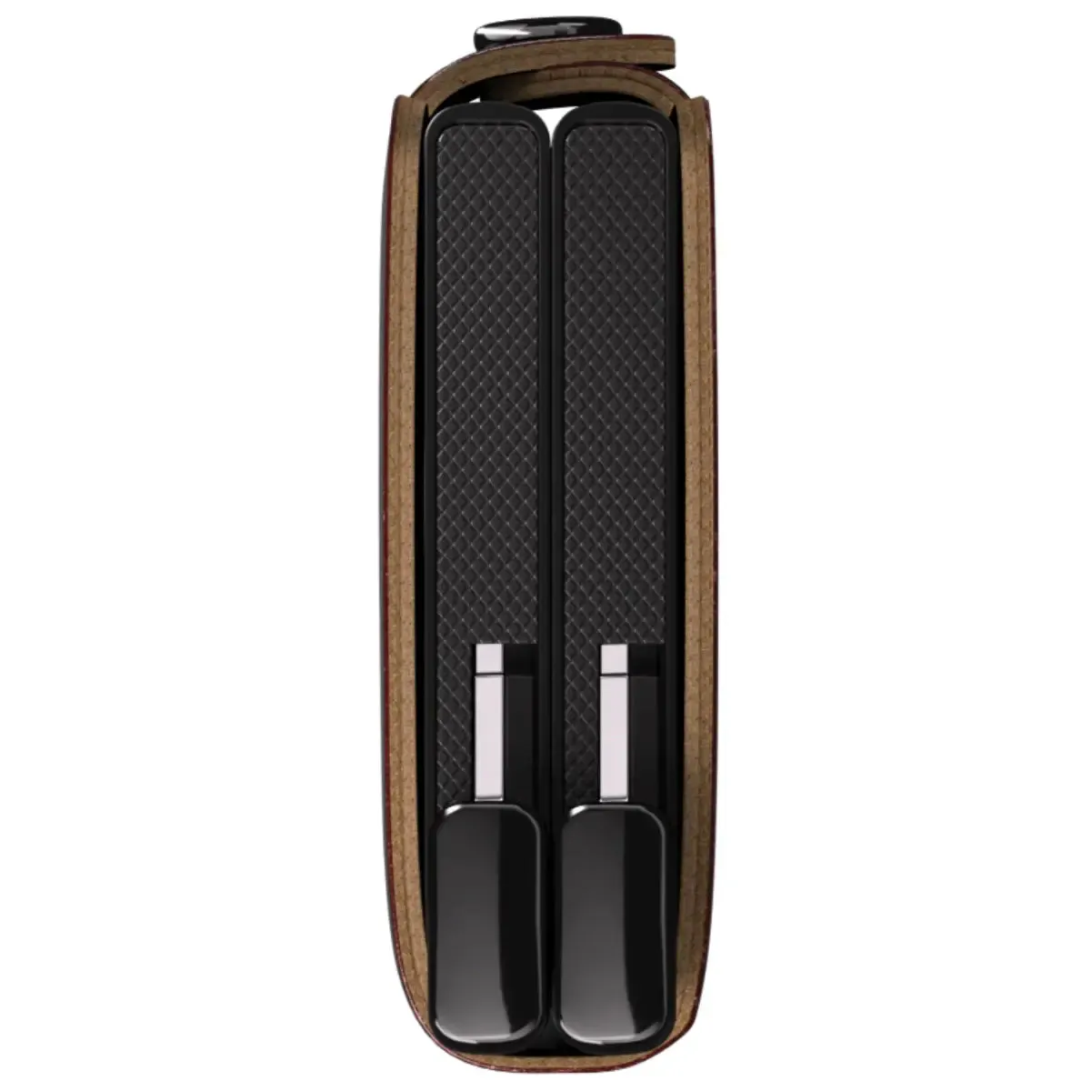 Secrid Premium+ Twinwallet Compact RFID Wallet - Basco Brown+
