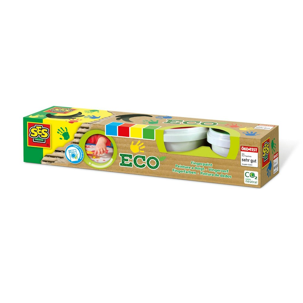 SES Creative Eco Fingerpaint 4 Colours