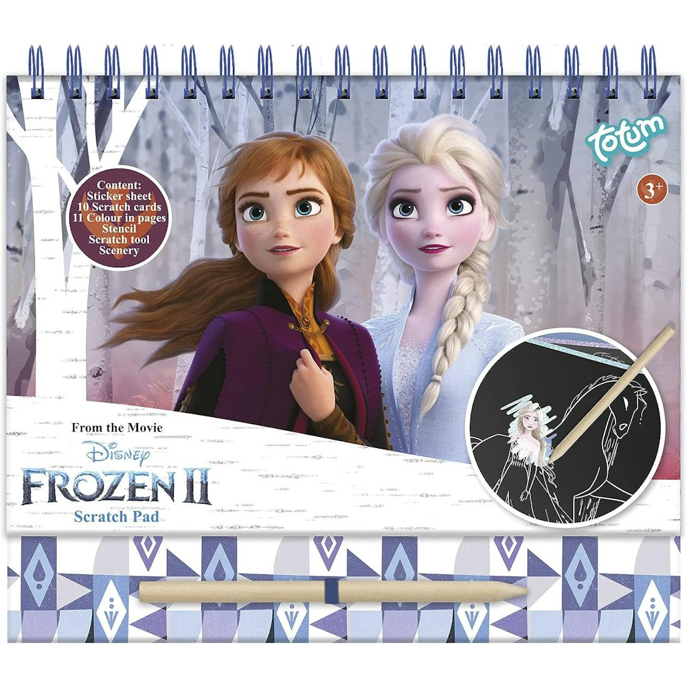 Totum Disney Frozen Ii - Scratch Book