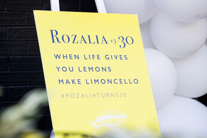 Rozalia Russian 30th Birthday - Sign