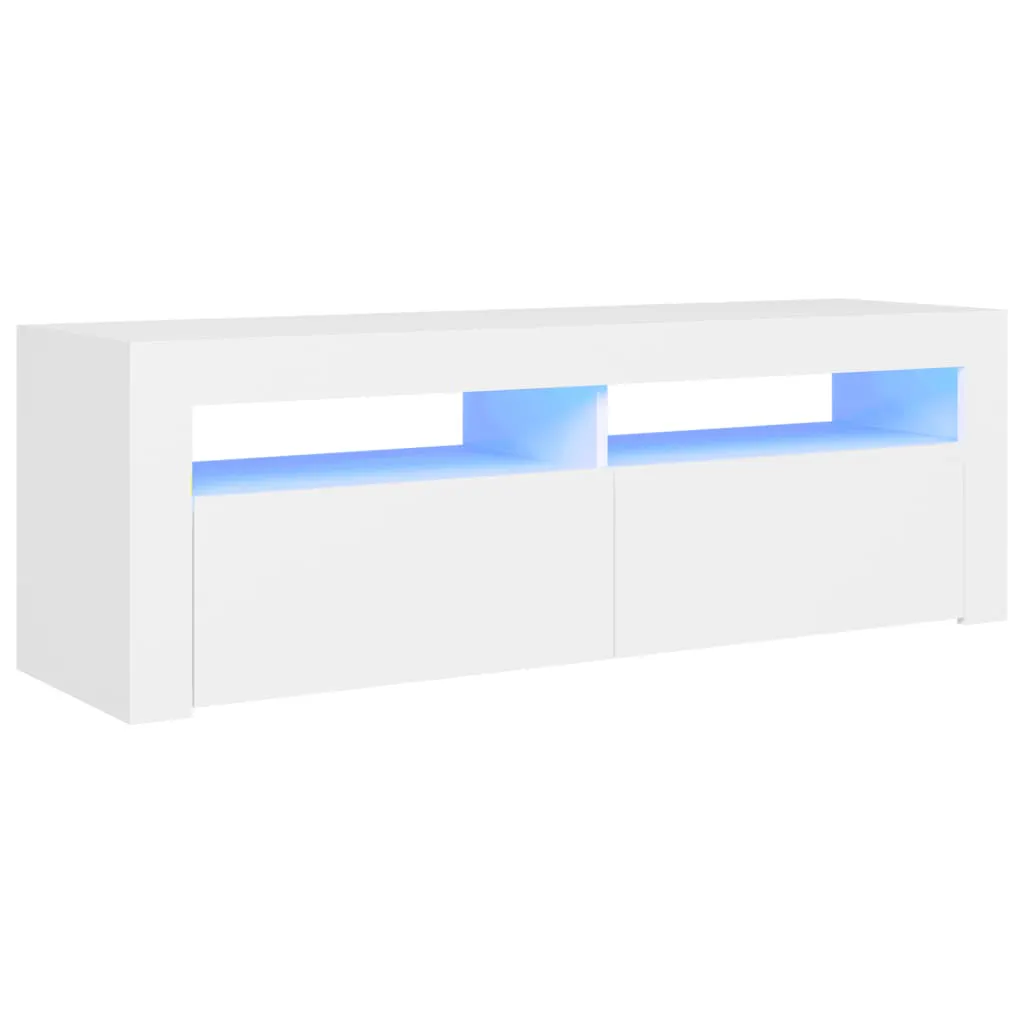 TV Cabinet with LED Lights White 120x35x40 cm 804310 TV Cabinet with LED Lights White 120x35x40 cm 804310