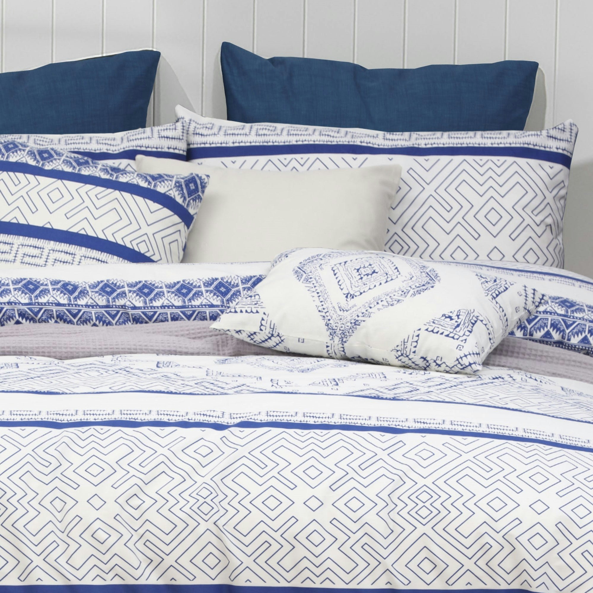 Island Serenity Quilt Cover Set– Lightweight Warmth with a Polished Look | Pure Cotton