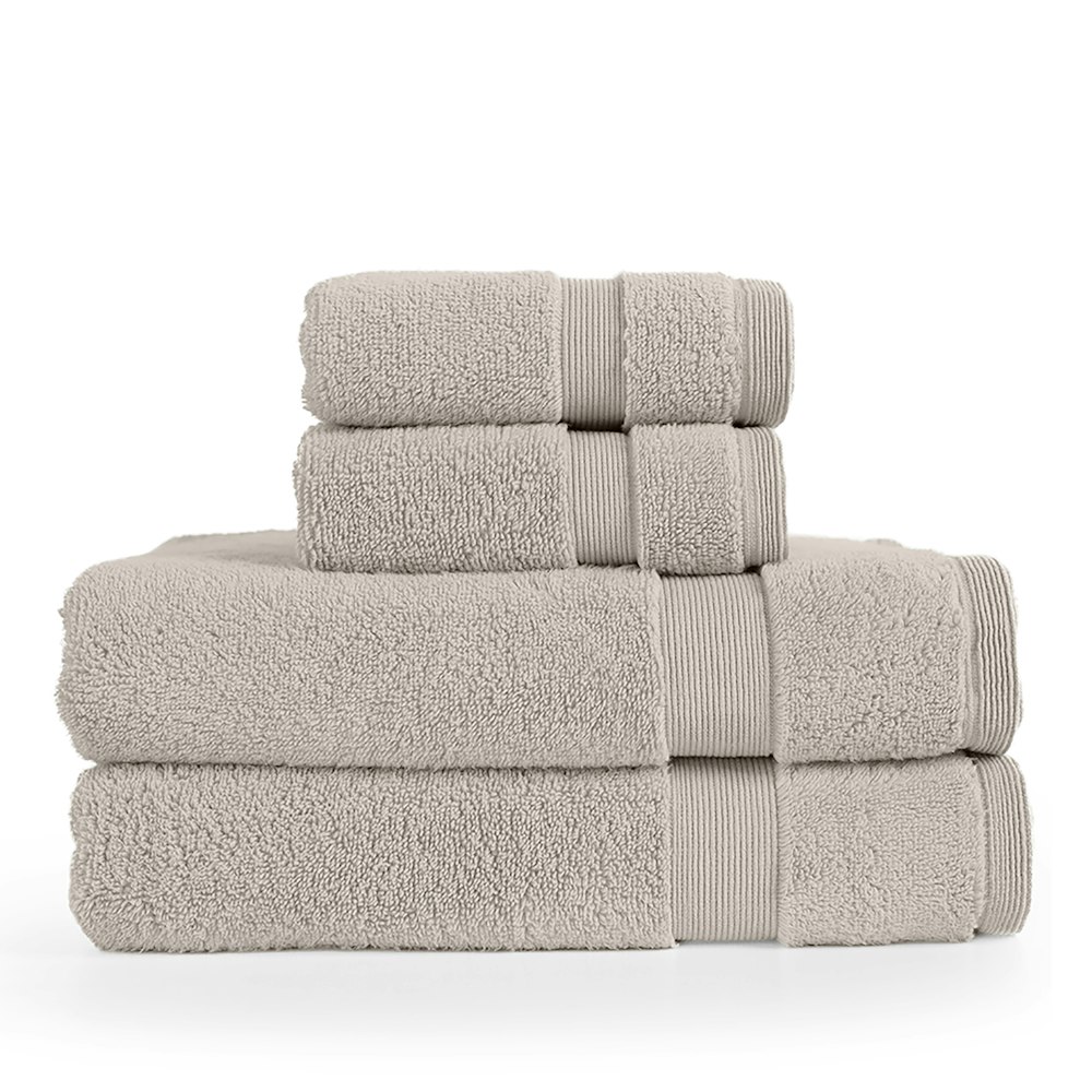 Martex 100% Cotton Silver Towel Bale - 2 Face Cloths & 2 Hand Towels
