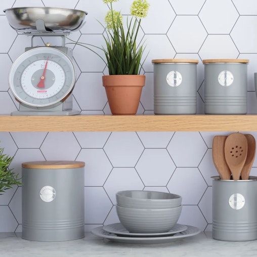 Typhoon Living Kitchen Scales 4kg | Grey Typhoon Living Kitchen Scales 4kg | Grey