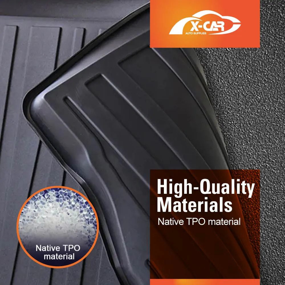 3D Floor Mats Boot Liner for Toyota Kluger 2021-Onwards All Weather Heavy Duty Cargo Car Trunk Luggage Tray