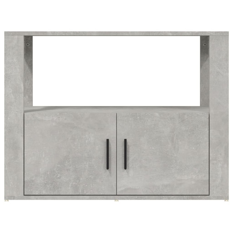NNEVL Sideboard Concrete Grey 80x30x60 cm Engineered Wood image number null