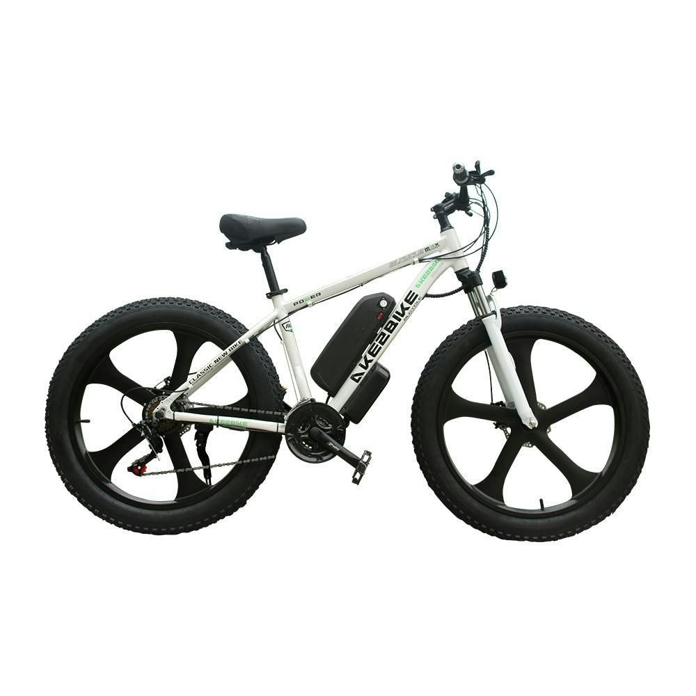 AKEZ 750W 48V Snow eBike 26-Inch Electric Bike Motorized Bicycle