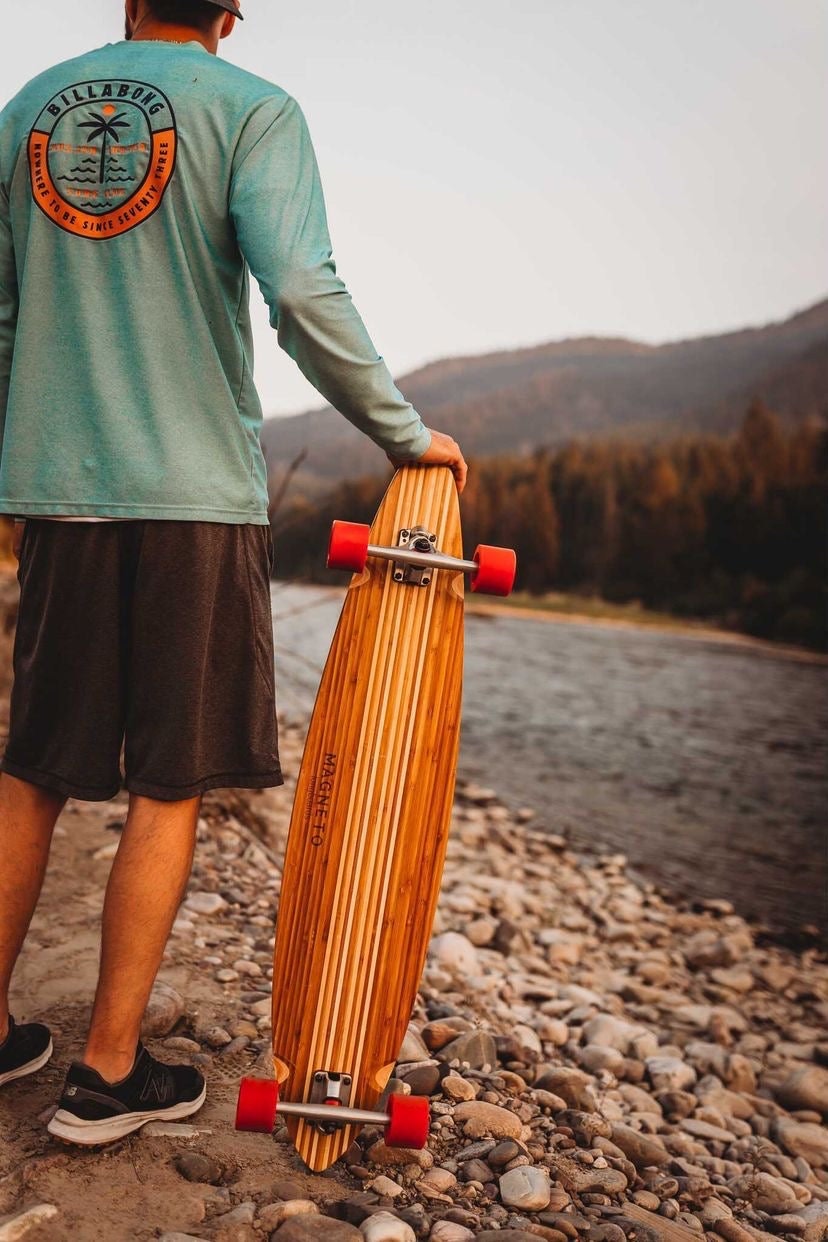 Magneto 42" Hana Pintail Longboard Skateboard
