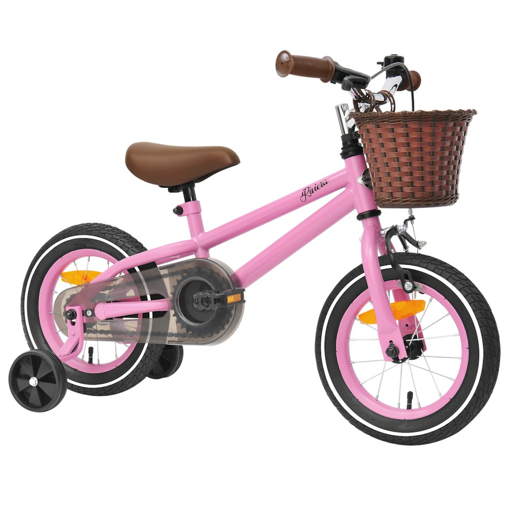 Cyclops Vintage Riviera 30cm Bike Pink 12 Kids Bikes for sale