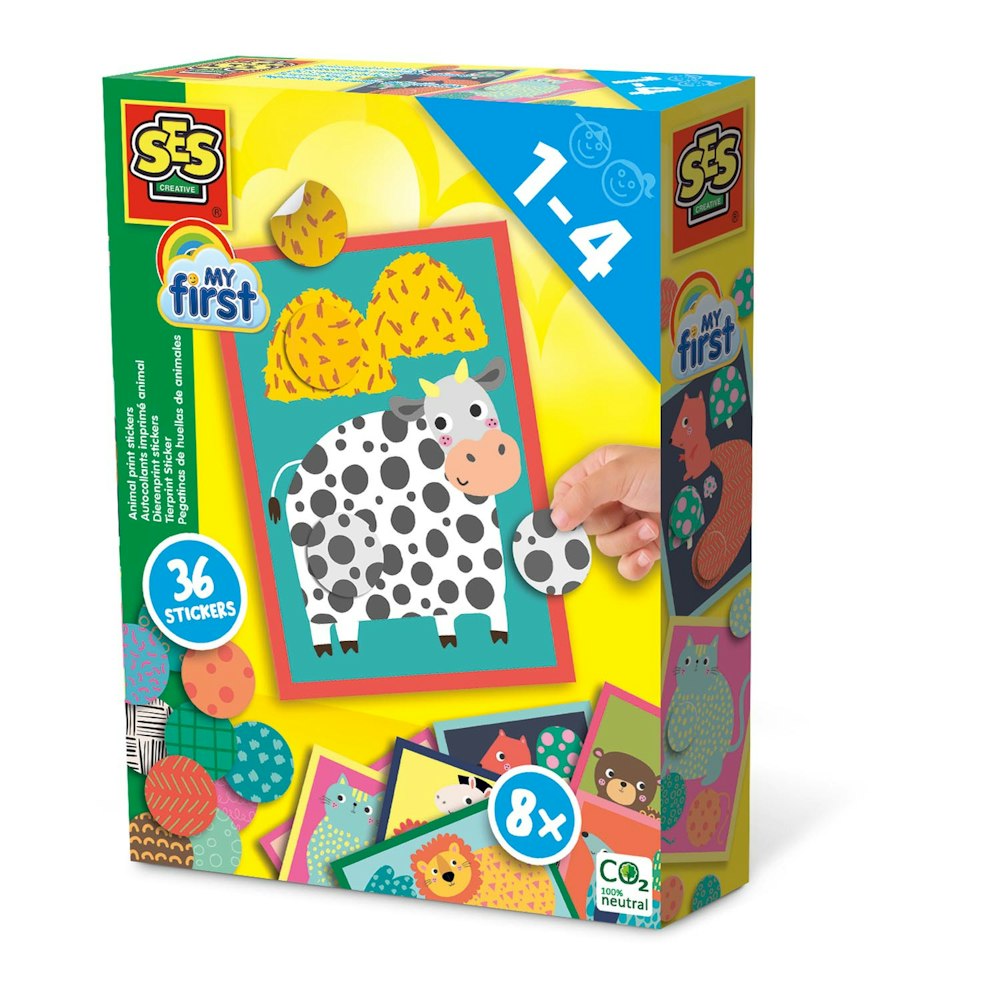 SES Creative My First - Animal Print Stickers