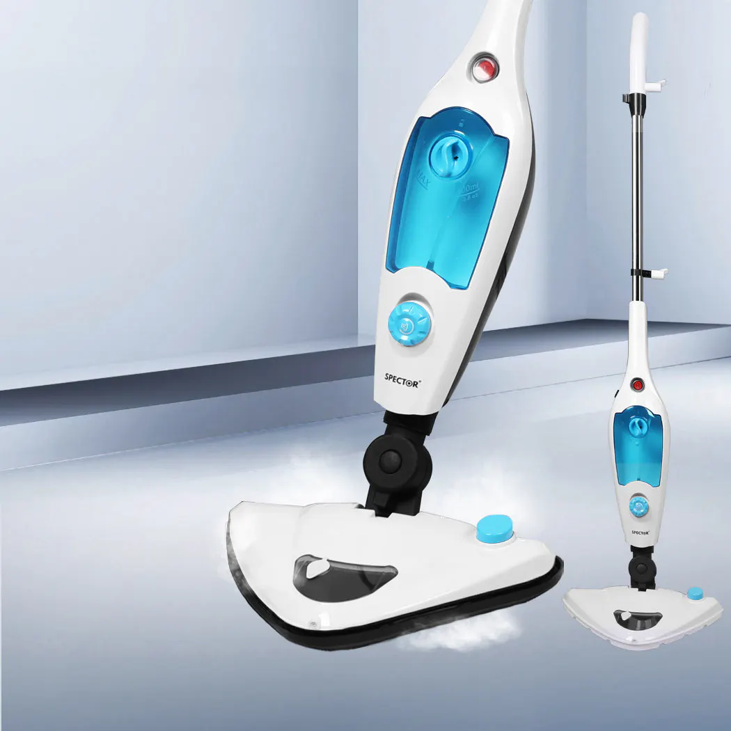 Spector Steam Mop Handheld Cleaner Multi Function Floor Carpet Window Cleaning (SM2003-BL)