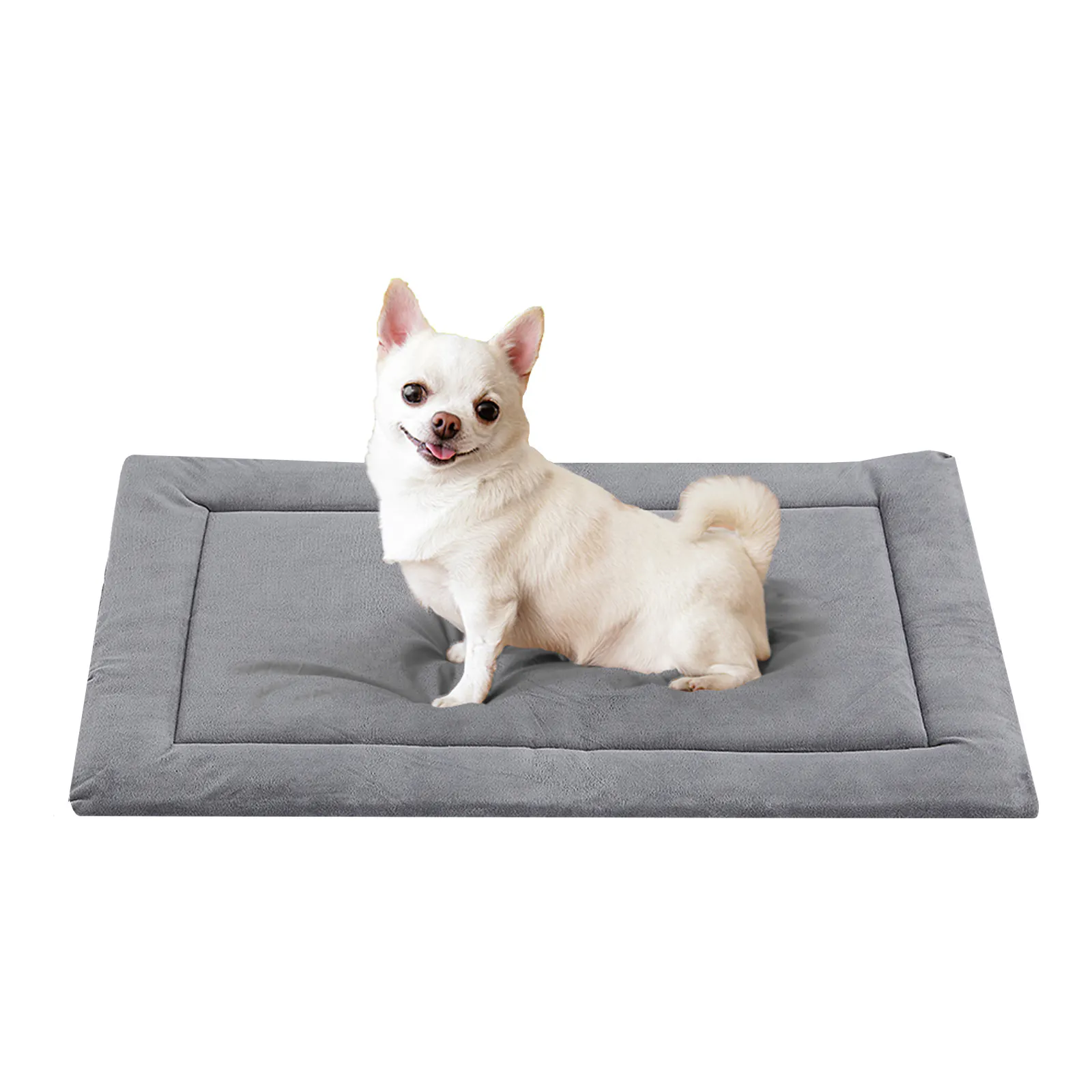 Taily Pet Mat Dog Bed Washable Crate Cushion Soft Fleece Pad Rabbit Cat Mattress S Small 30" Grey Taily Pet Mat Dog Bed Washable Crate Cushion Soft Fleece Pad Rabbit Cat Mattress S Small 30" Grey