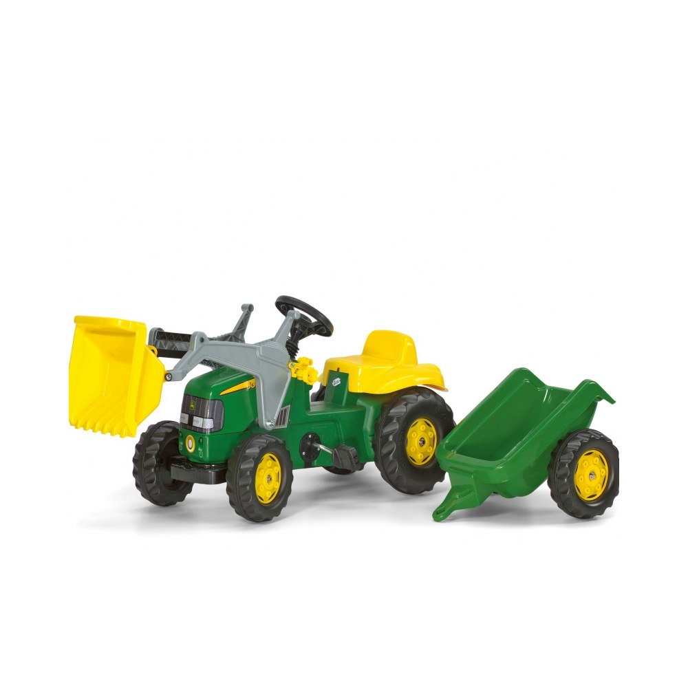 Rolly Rolly Kid John Deere Tractor: Frontloader & Trailer (ages 2 - 5)
