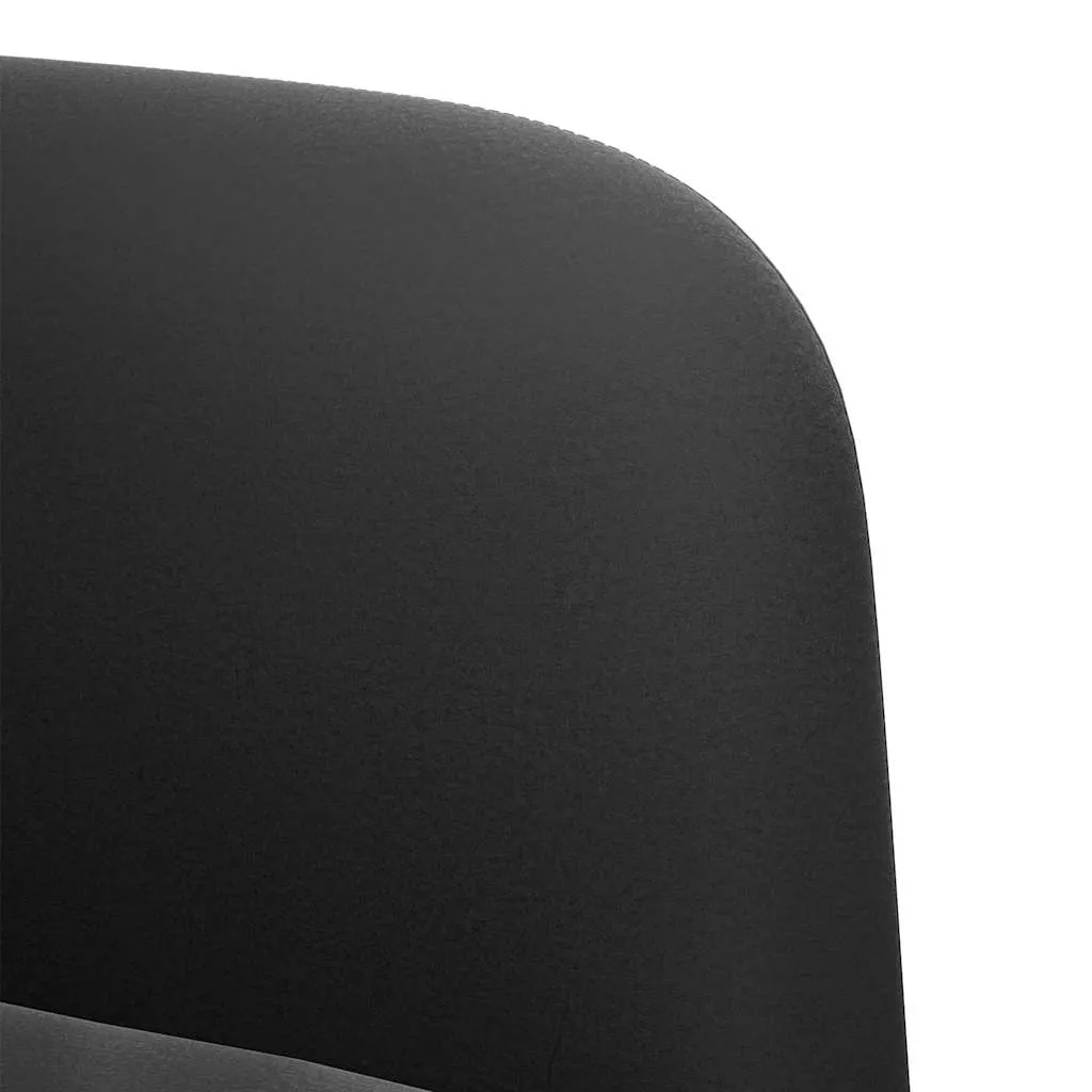 Loveseat Sofa Black 109 cm Velvet 4100592