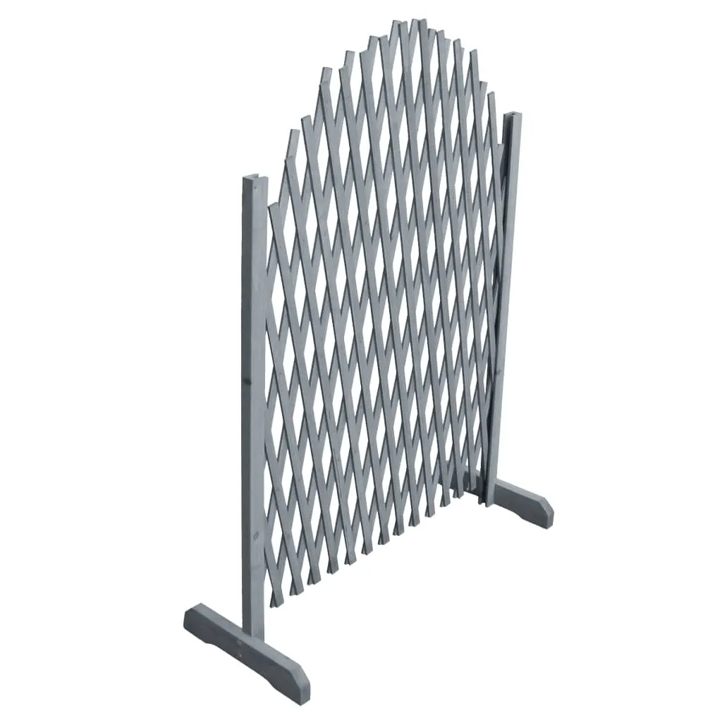 Trellis Fence Solid Firwood 1.8x1 m Grey 310036 Trellis Fence Solid Firwood 1.8x1 m Grey 310036