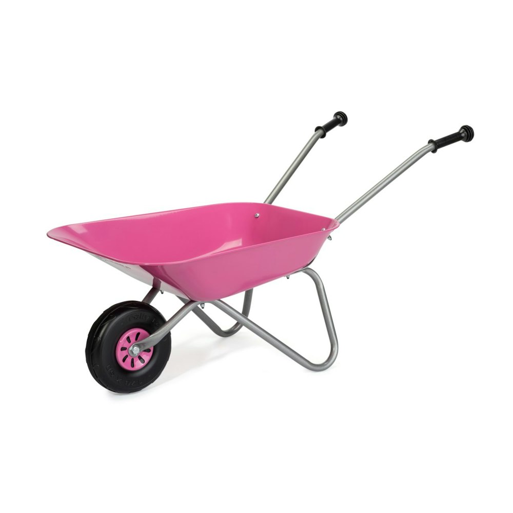 Rolly Rolly Wheelbarrow (pink Metal) Ages 2+