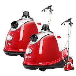 SOGA 2X Garment Steamer Portable Cleaner Steam Iron Red SOGA 2X Garment Steamer Portable Cleaner Steam Iron Red