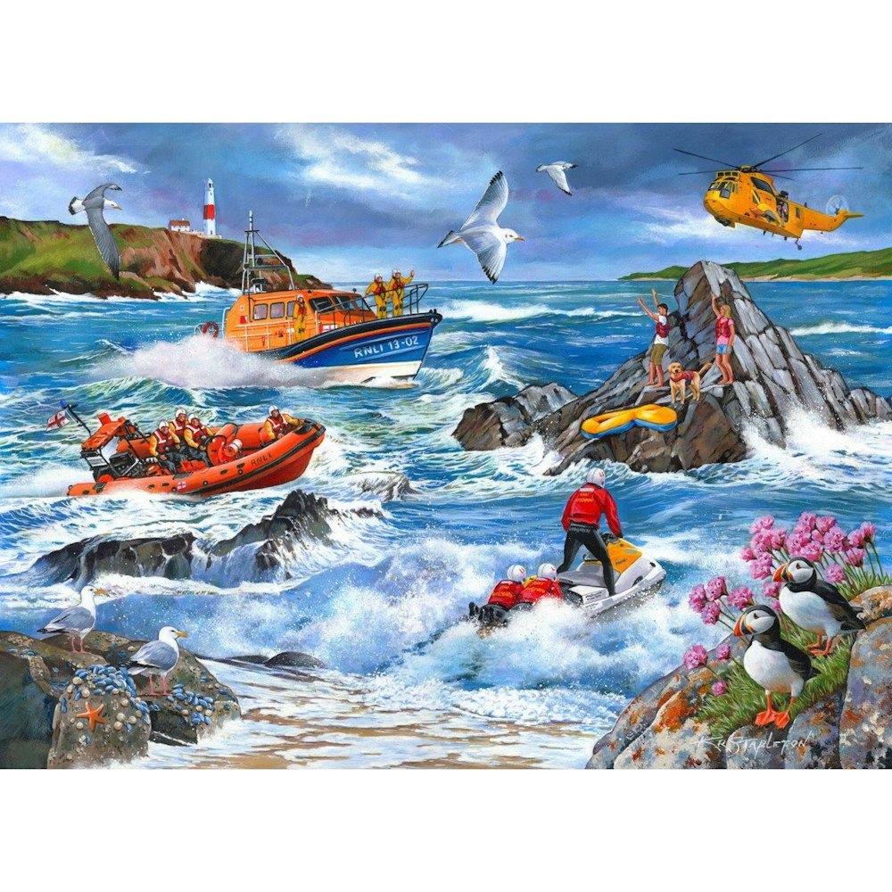 The House of Puzzles Against The Tide - 1000 Piece Jigsaw Puzzle