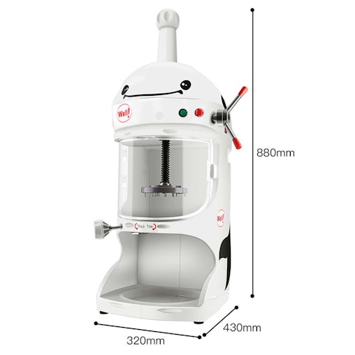 SOGA 2X 350W Commercial Ice Shaver Crusher Machine Automatic Snow Cone Maker SOGA 2X 350W Commercial Ice Shaver Crusher Machine Automatic Snow Cone Maker