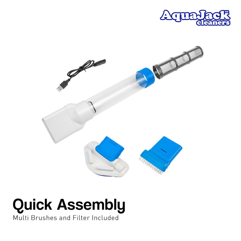 Aquajack SPA-65 Portable Rechargeable Spa and Pool Vacuum Cleane image number null