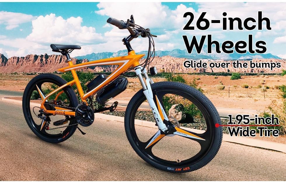 AKEZ 350W 36V Custom Look Branded Logo Electric Bike Mountain Bicycle 26 Inch LS