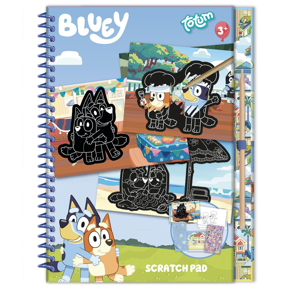 Totum Bluey Scratchbook