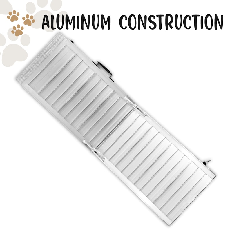 Foldable Aluminium Dog Ramp - 122 x 38 cm image number null