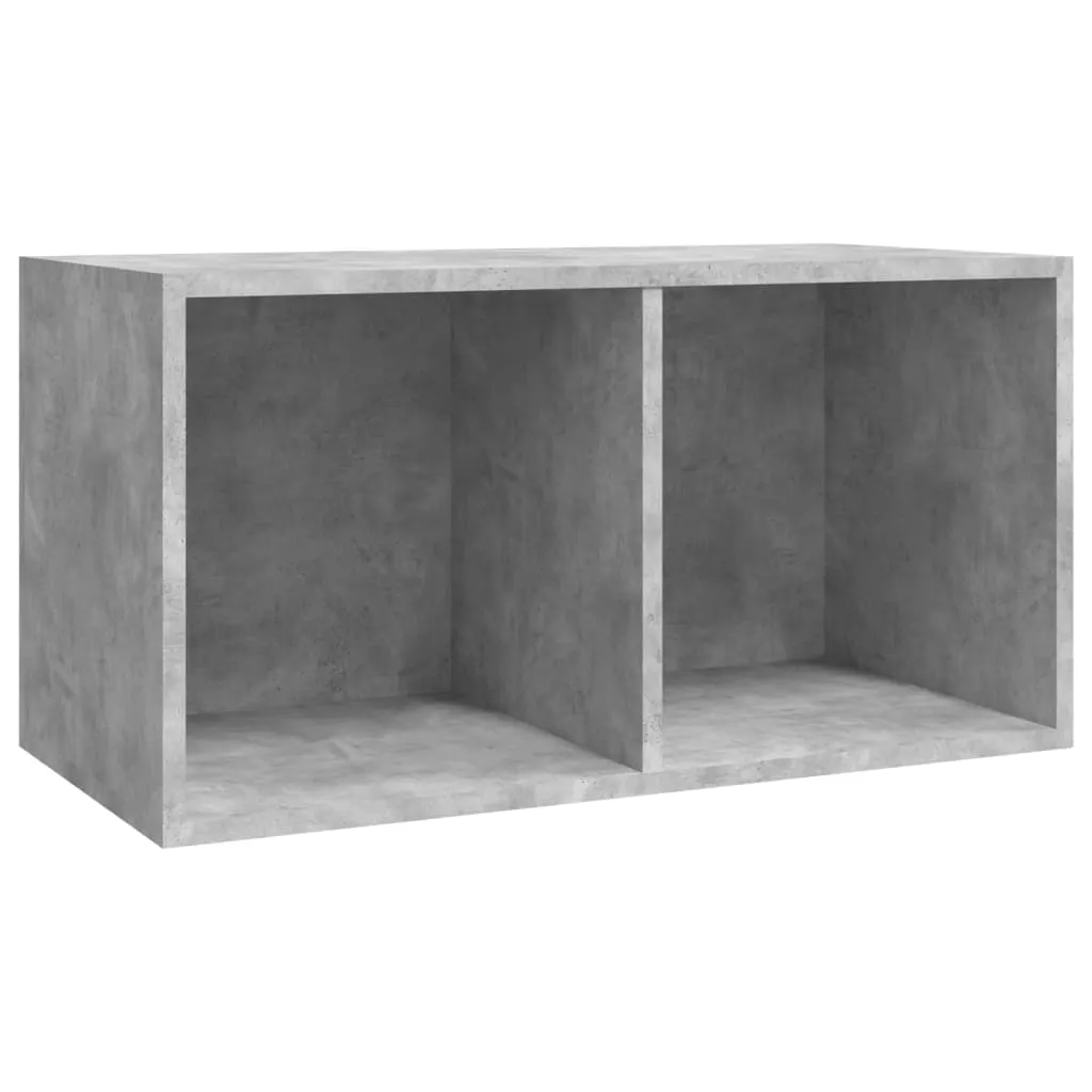 Vinyl Storage Box Concrete Grey 71x34x36 cm Engineered Wood 800121 Vinyl Storage Box Concrete Grey 71x34x36 cm Engineered Wood 800121