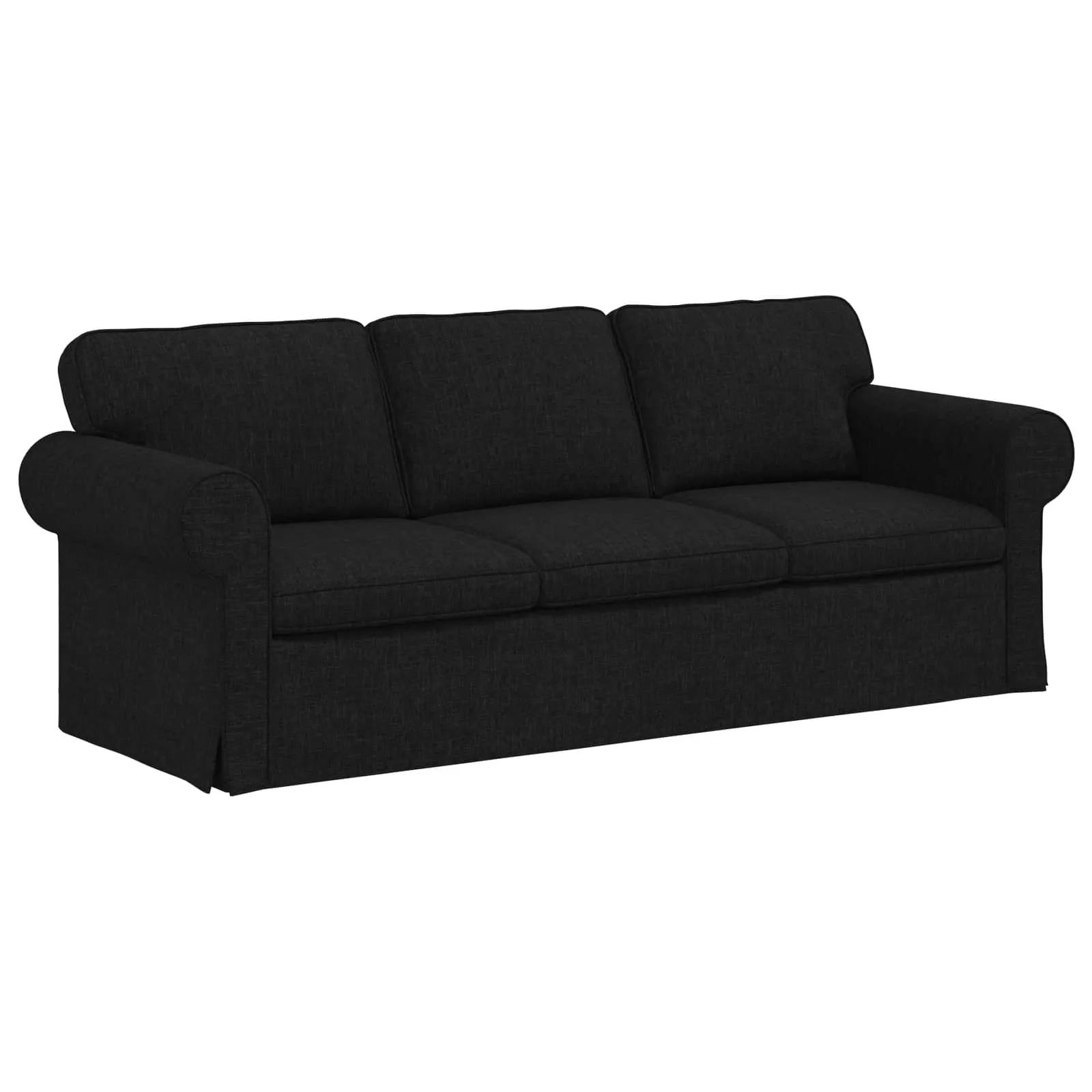 Sofa Dark Grey 245 x 82 x 80 cm Fabric 42024321 Sofa Dark Grey 245 x 82 x 80 cm Fabric 42024321
