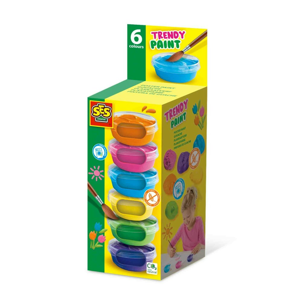 SES Creative Poster Paint Trendy (6x45ml)