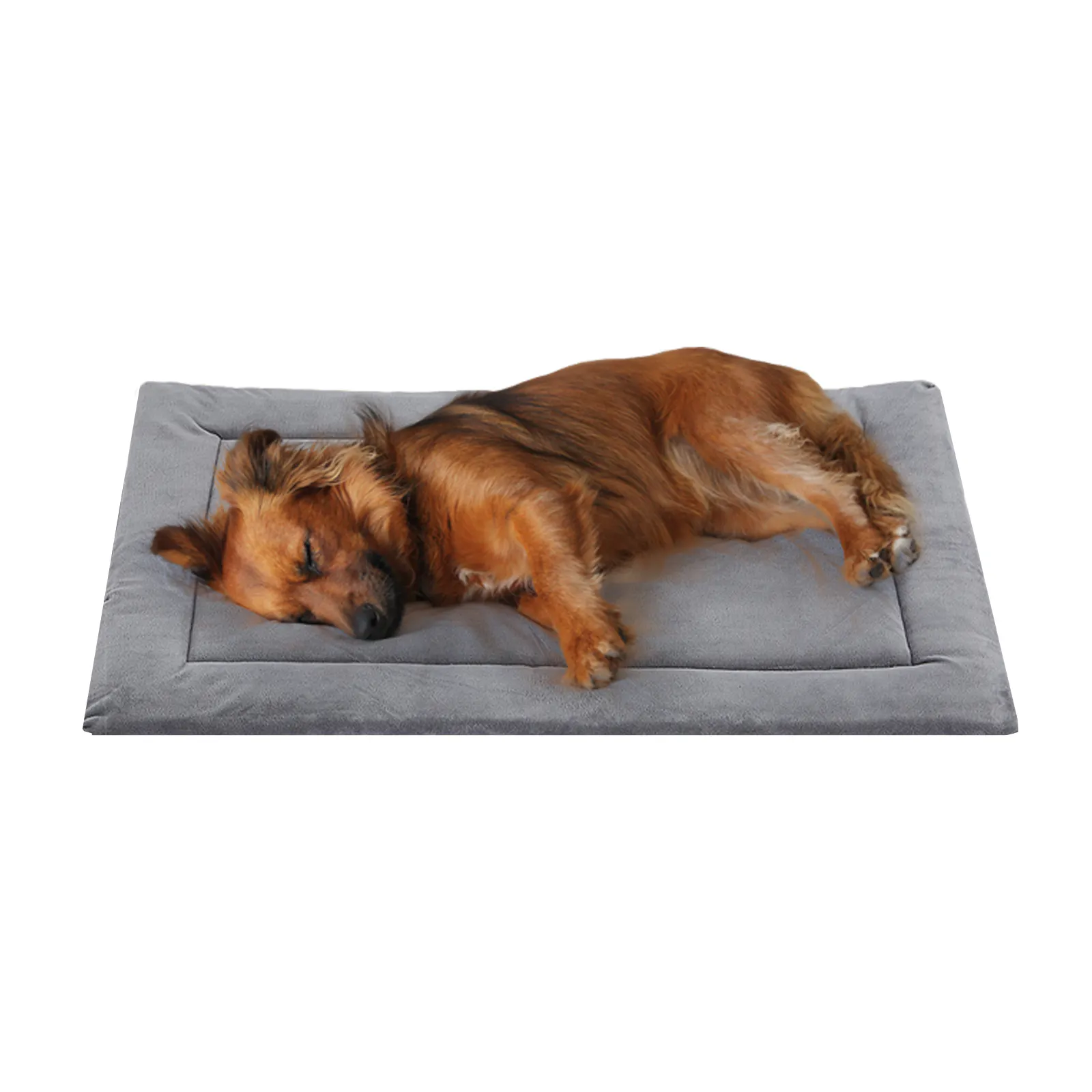 Taily Pet Mat Dog Bed Washable Crate Cushion Soft Fleece Pad Rabbit Cat Mattress M Medium 36" Grey Taily Pet Mat Dog Bed Washable Crate Cushion Soft Fleece Pad Rabbit Cat Mattress M Medium 36" Grey