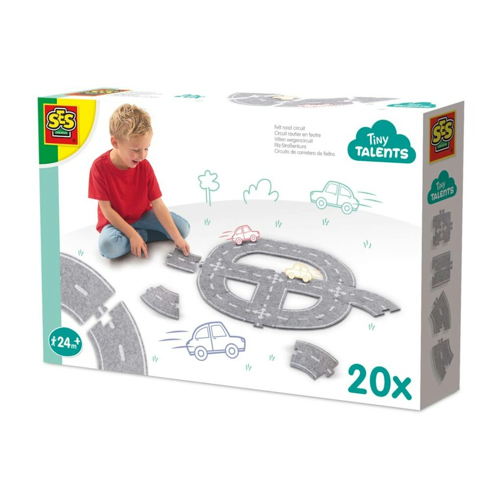 SES Creative Felt Road Circuit 20pcs