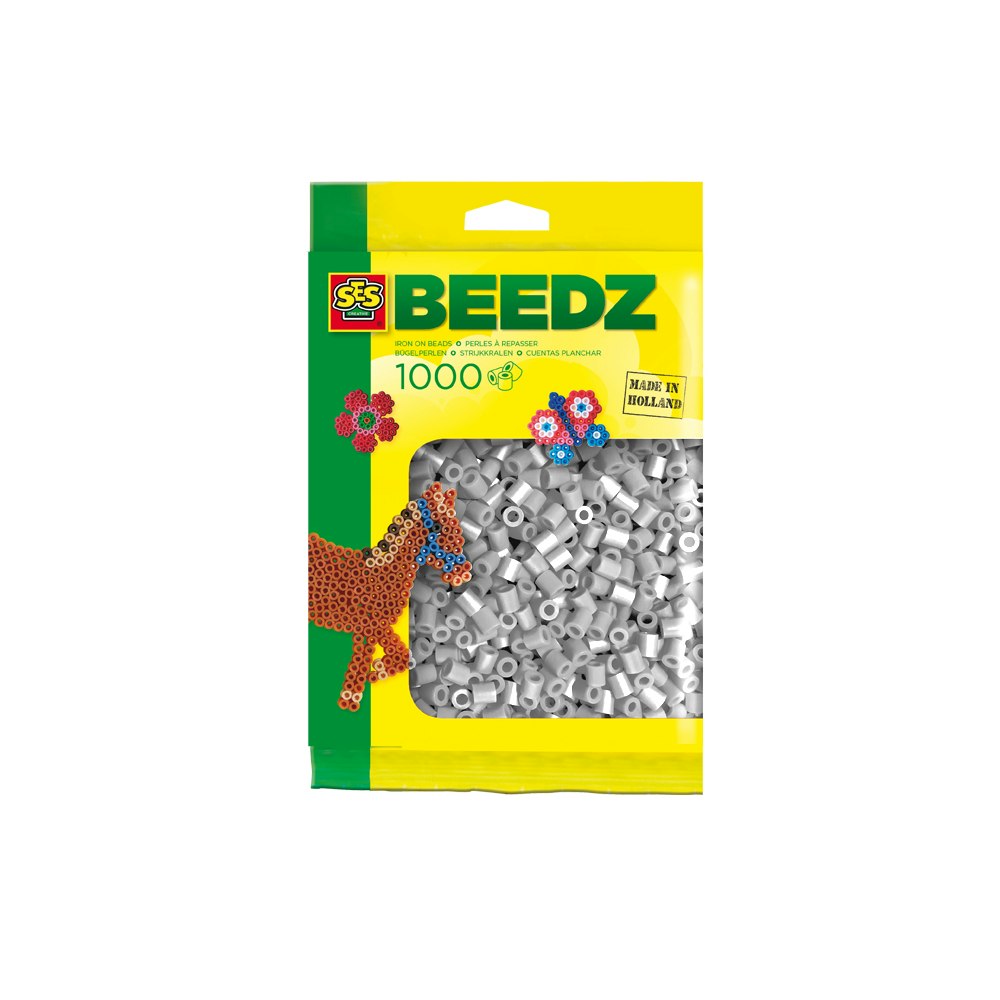 SES Creative Iron On Beads 1000 Light Blue