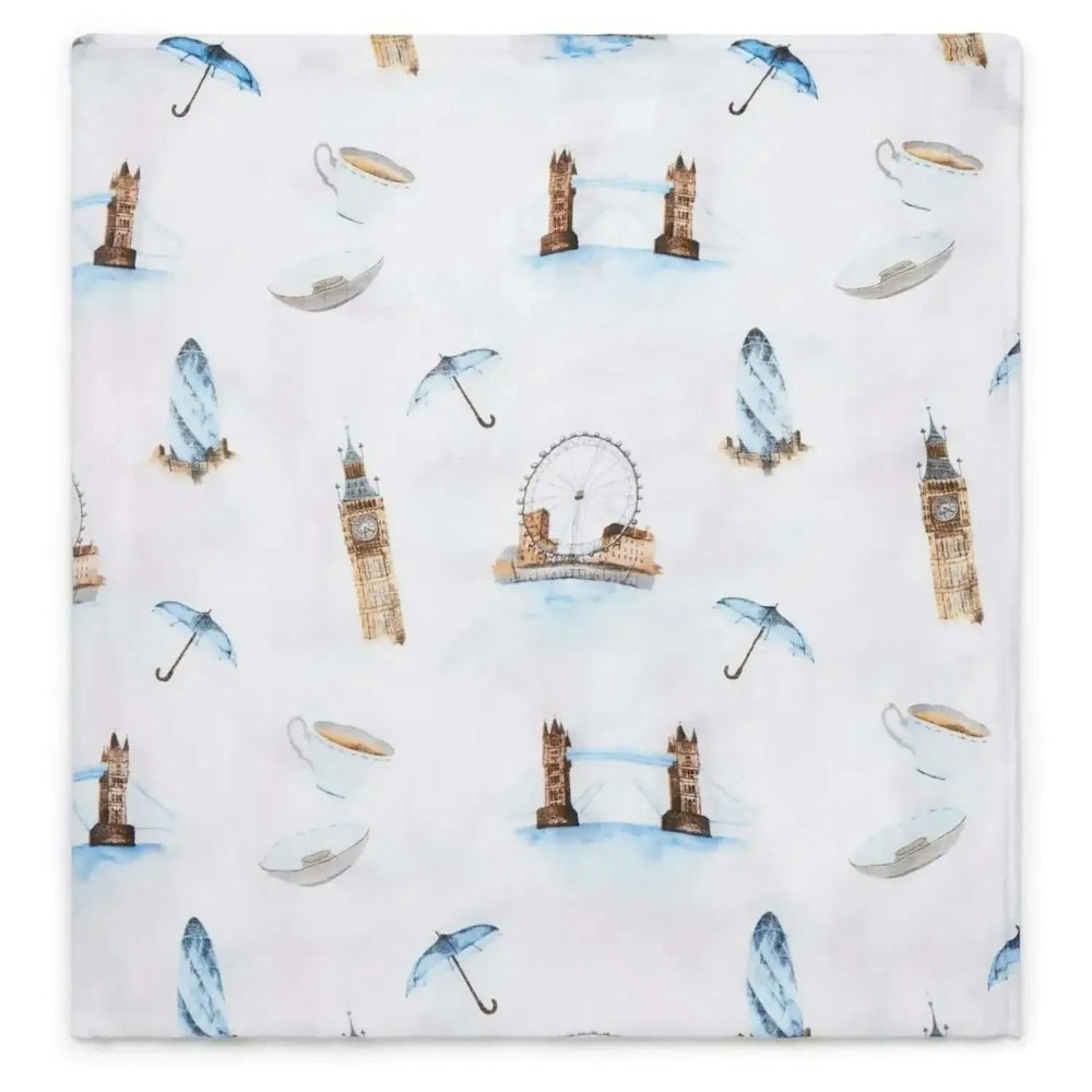 Panda London Baby Bamboo Muslin Swaddles